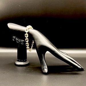 Silver Green Amethyst Bracelet